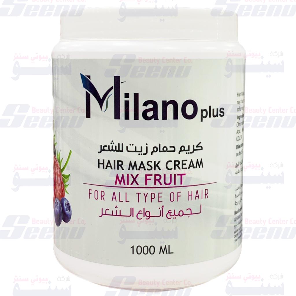 Milano Plus Mix Fruit Hair Mask Cream 1000ml milano-plus-hair mask-cream-mix-fruit