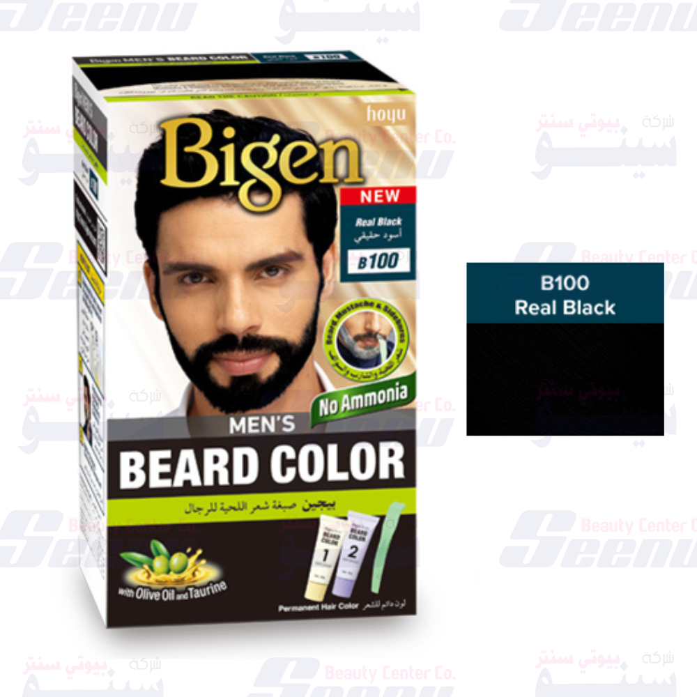 Bigen Mens Beard Color B100 bigen-mens-beard-color-real-black-b100