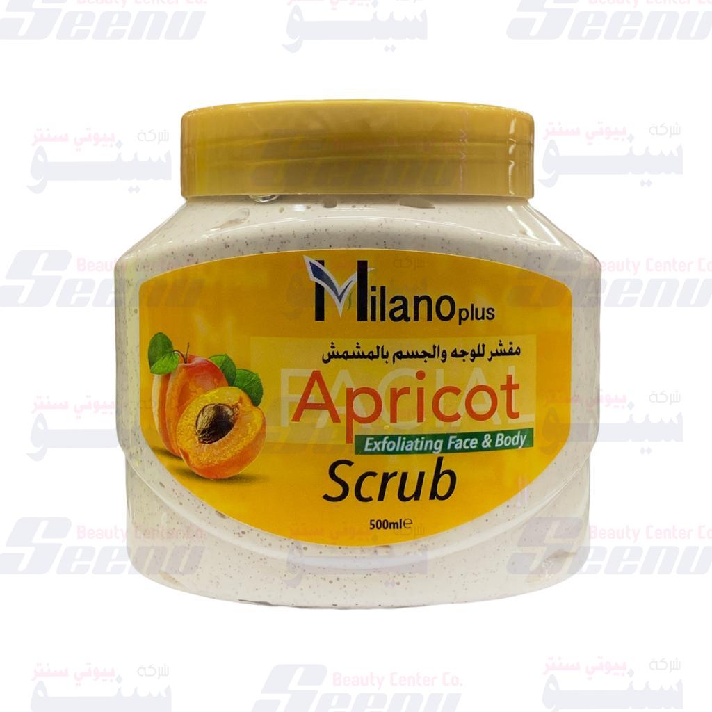 Milano Plus Apricot Face Scrub 500ml New 2022 milano-plus-cream-scrub-apricot
