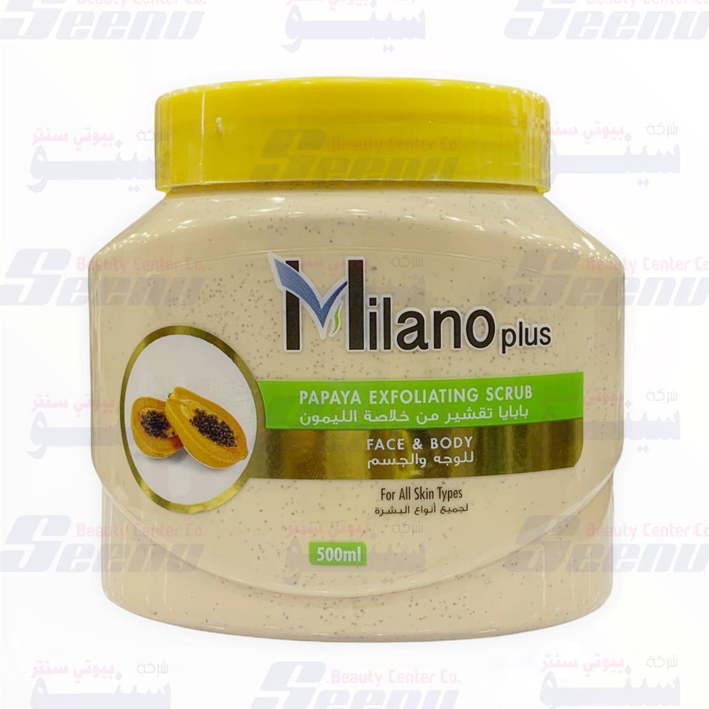 Milano Plus Papaya Scrub 500ml milano-plus-cream-scrub-papaya