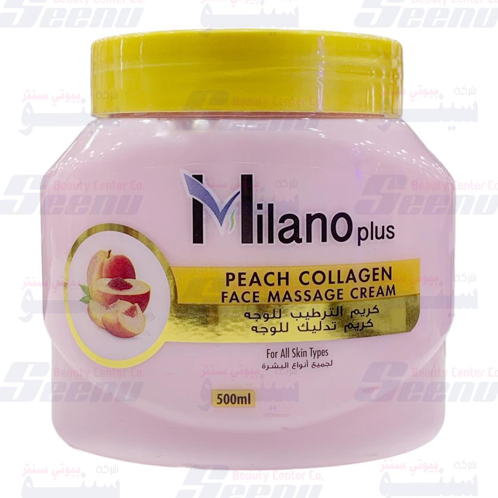 Milano Plus Peach Pink Collagen Cream 500ml milano-plus-peach-collagen-face-massage-cream-pink