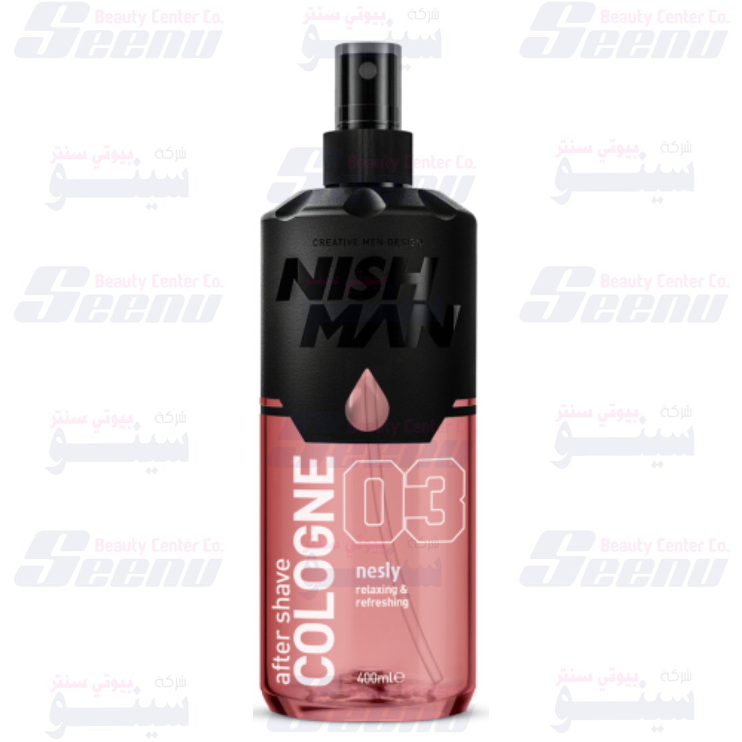 NishMan After Shave Cologne Red 03 400ml NishMan After Shave Cologne Red 03 400ml