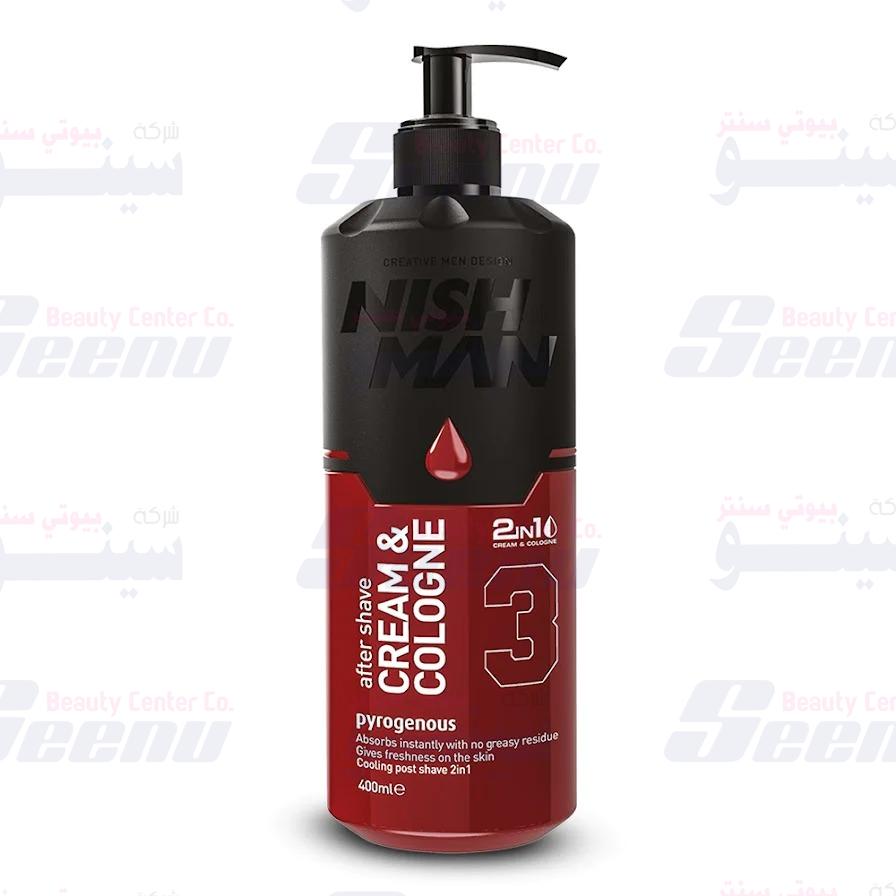 NishMan After Shave Cream Cologne Red 03 400ml nishman-after-shave-cream-cologne-no-03-pyrogenous-400ml