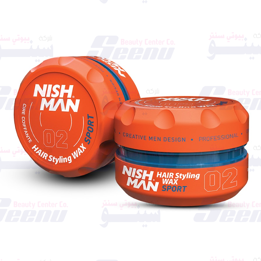 NishMan Aqua Hair Wax 02 Sport 150ml Orange nishman-aqua-hair-styling-wax-no-02-sport-150ml
