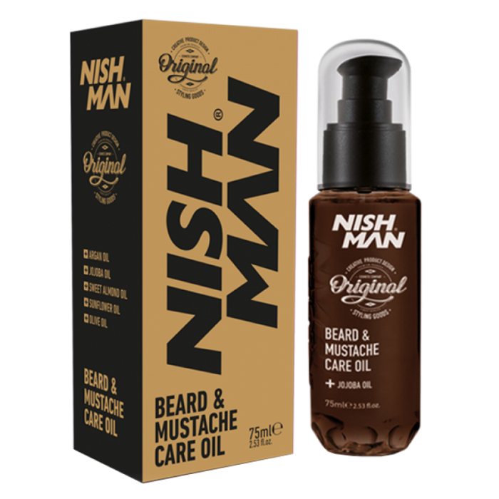 NishMan Beard and Mustache Care Oil 75ml