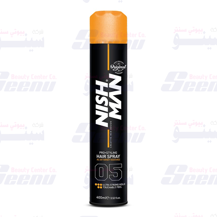 NishMan Hair Spray 05 Ultra Strong Hold 400ml nishman-hair-spray-no-05-ultra-strong-hold-400ml