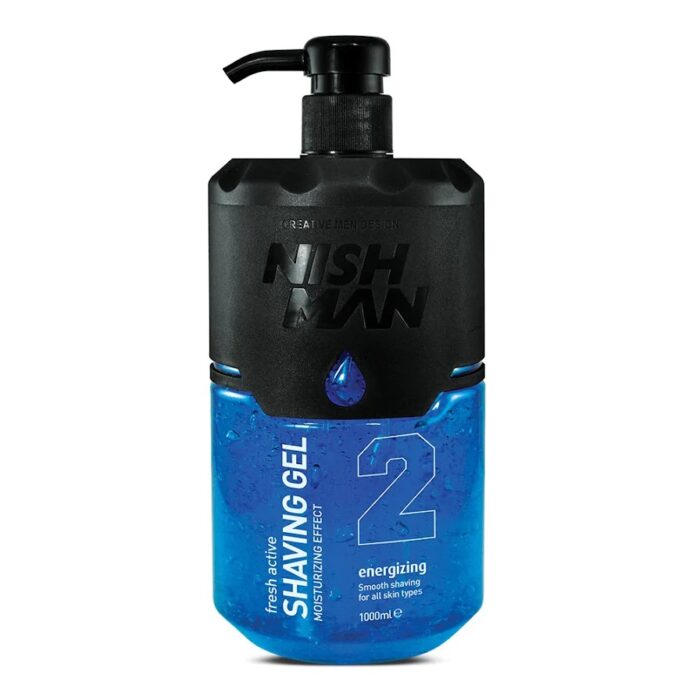 NishMan Shaving Gel Blue 02 1000ml