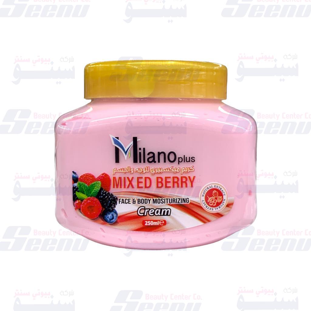 Milano Plus Mixed Berry Cream 250ml milano-plus-mixed-berry-moisturizing-cream