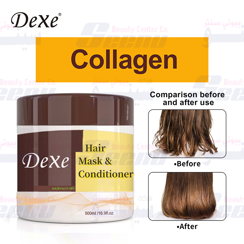 Dexe Collagen Hair Mask 500ml before after dexe-collagen-hair-mask-cream-500ml-2
