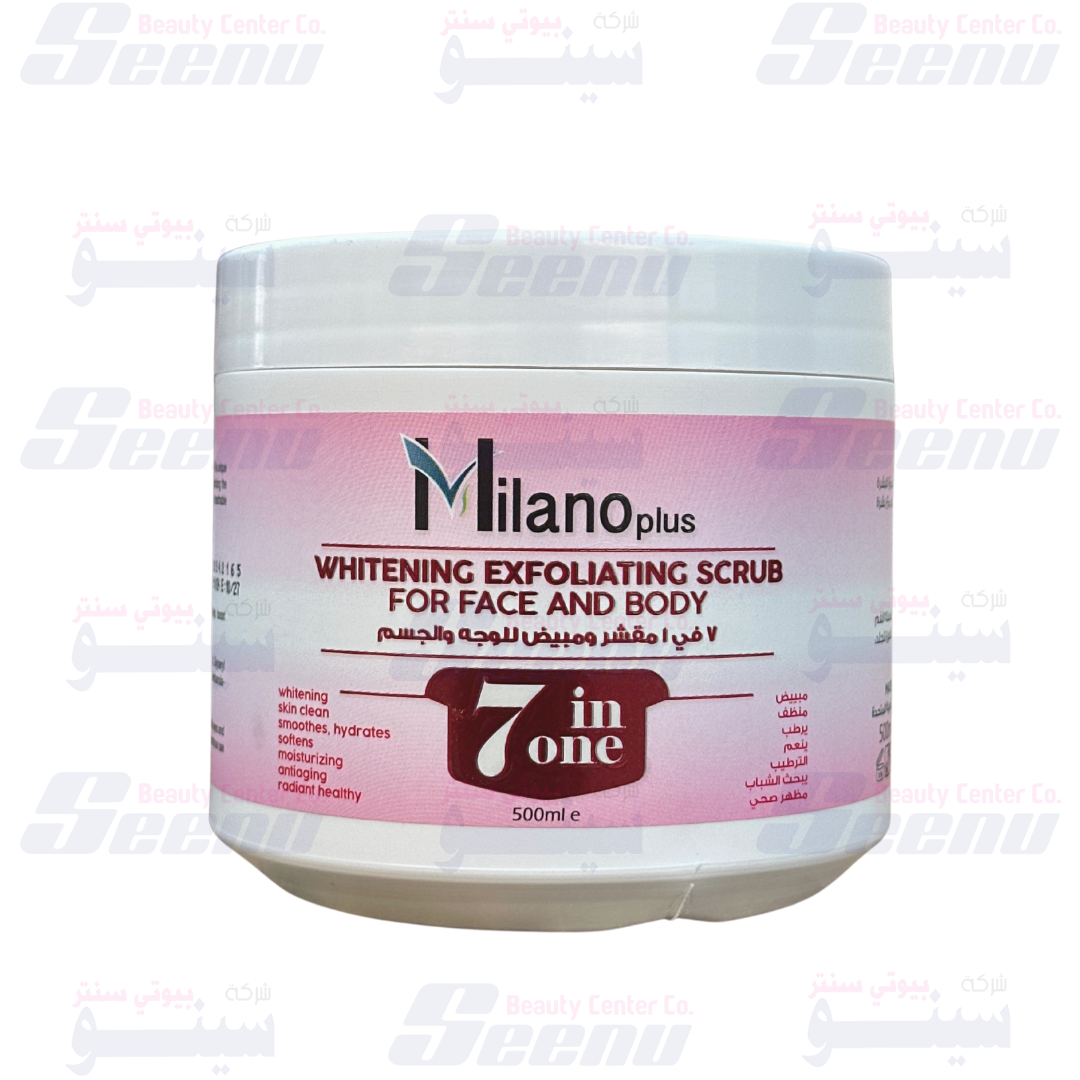 Milano Plus 7 in 1 Whitening Scrub 500ml milano-plus-7-in-1-whitening-scrub-500ml