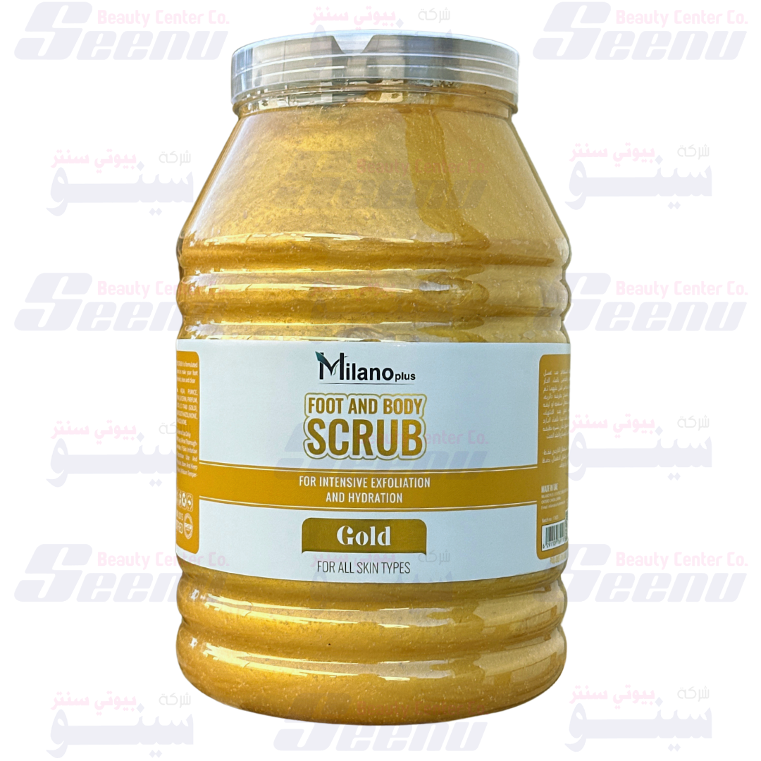 Milano Plus Foot and Body Gel Scrub 5kg Gold milano-plus-foot-and-body-gel-scrub-gold-5kg