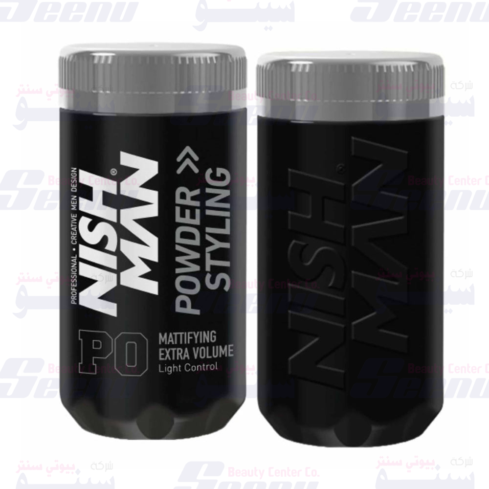 NishMan Hair Powder Wax P0 20g nishman-powder-styling-p0-mattifying-extra-volume-powder-wax-20g
