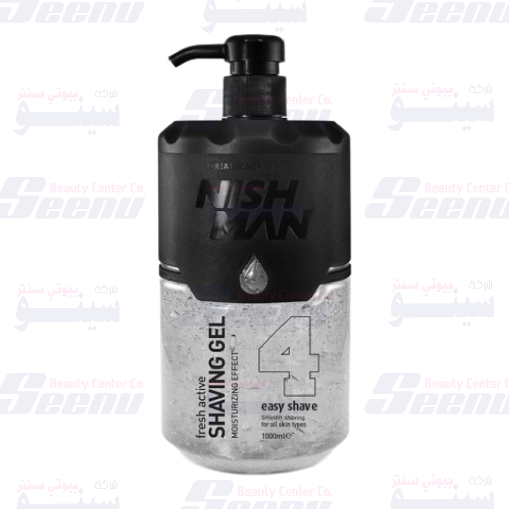 Nishman Easy Shave Shaving Gel Clear 4 1000ml Nishman Easy Shave Shaving Gel Clear 4 1000ml