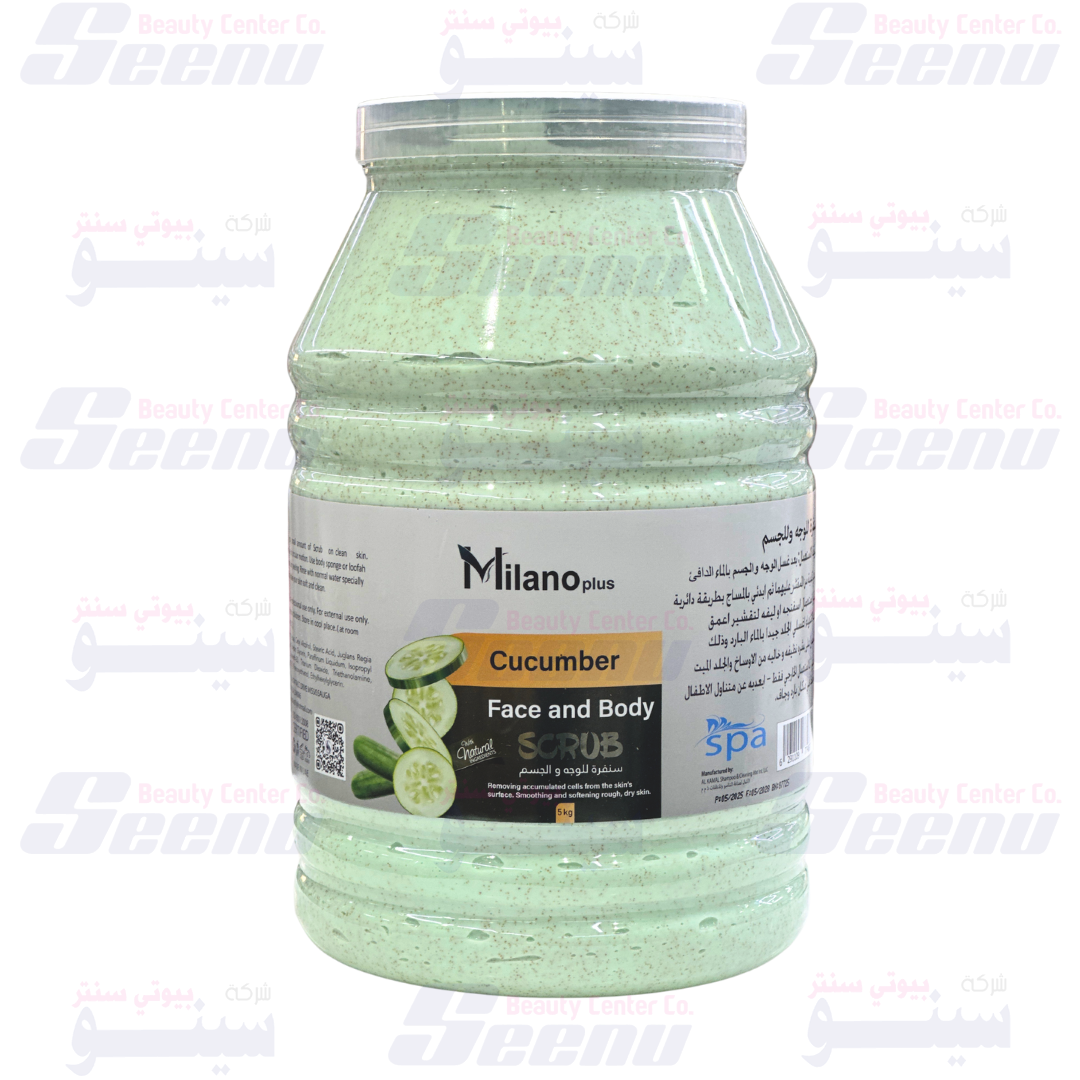 Milano Plus Face and Body Cream Scrub Cucumber 5kg milano-plus-face-and-body-cream-scrub-cucumber-5kg