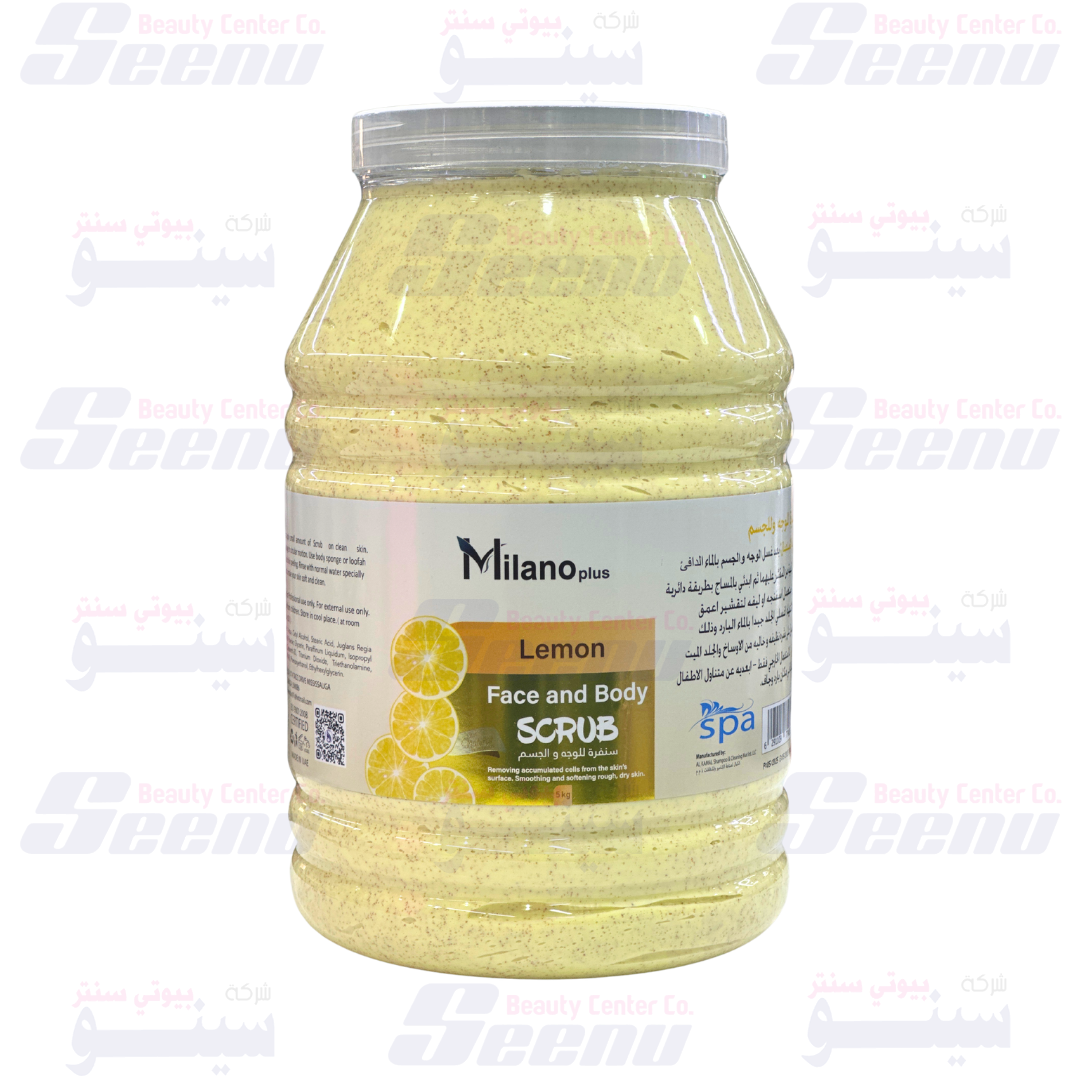 Milano Plus Face and Body Cream Scrub Lemon 5kg milano-plus-face-and-body-cream-scrub-lemon-5kg