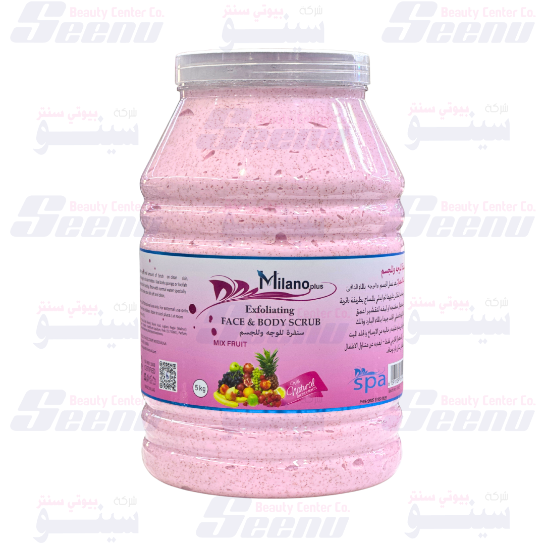 Milano Plus Face and Body Cream Scrub Mix Fruit 5kg milano-plus-face-and-body-cream-scrub-mix-fruit-5kg