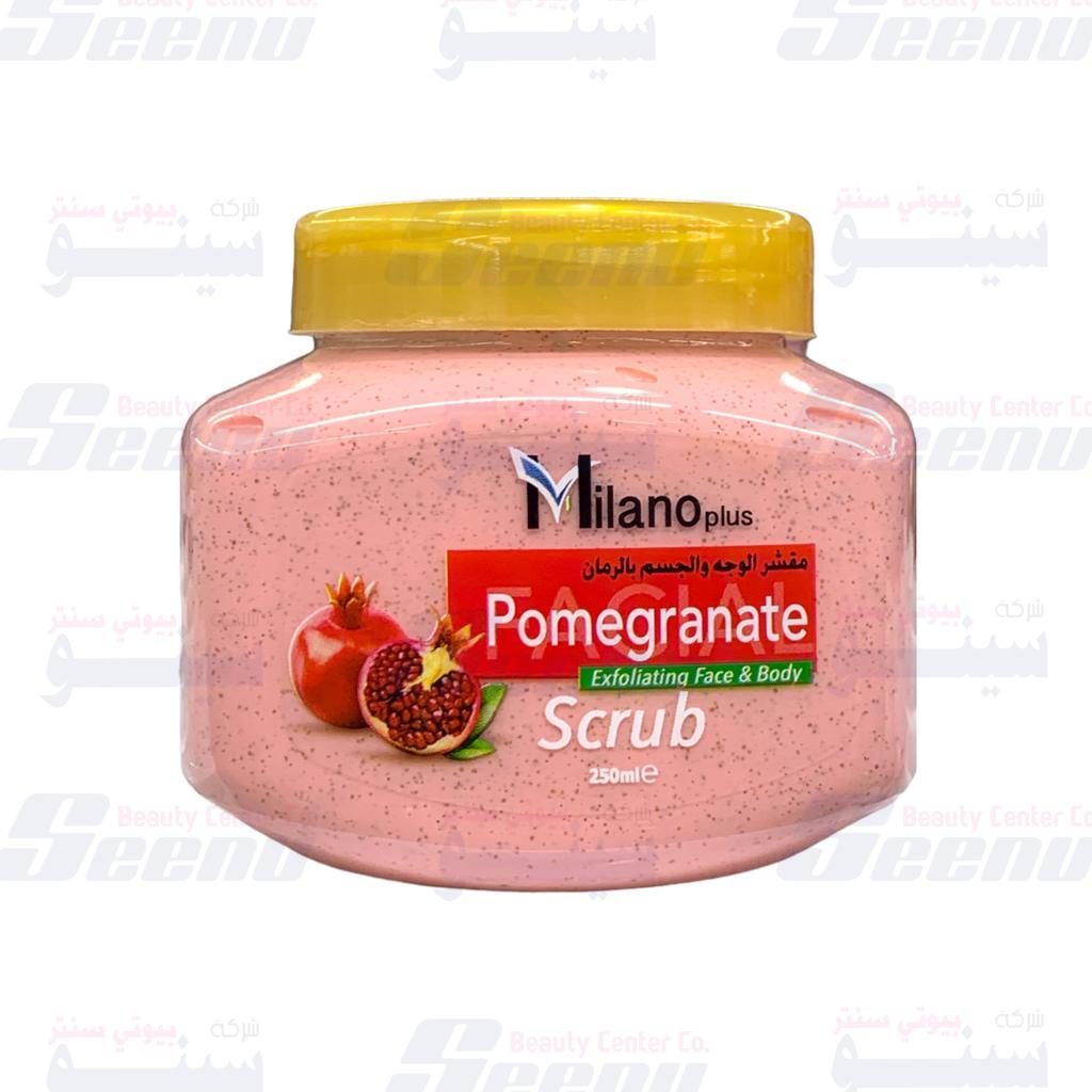 Milano Plus Pomegranate Face and Body Scrub 250ml milano-plus-cream-scrub-pomegranate-250ml