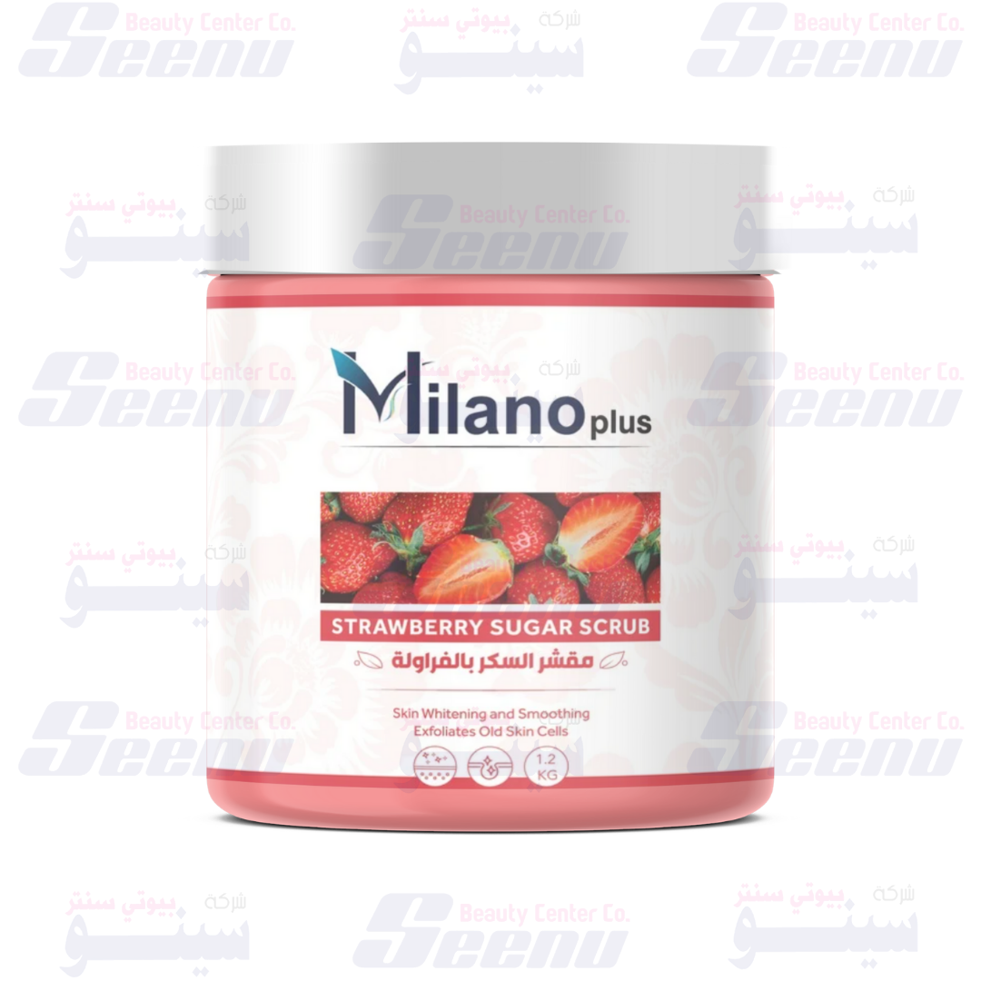 Milano Plus Sugar Scrub Strawberry 1kg Mockup milano-plus-sugar-scrub-strawberry-1.2kg