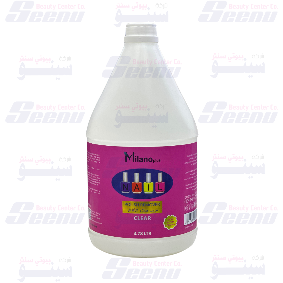 Milano Plus Acetone Nail Polish Remover Clear 3.78ltr milano-plus-nail-polish-remover-clear-3.78ltr