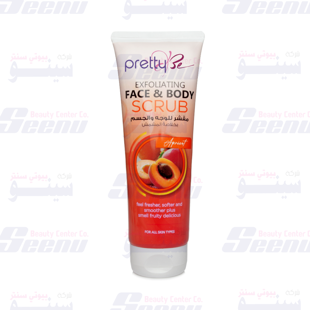 Pretty be Face and Body Cream Scrub Apricot 250ml pretty-be-exfoliating-cream-scrub-apricot-240ml