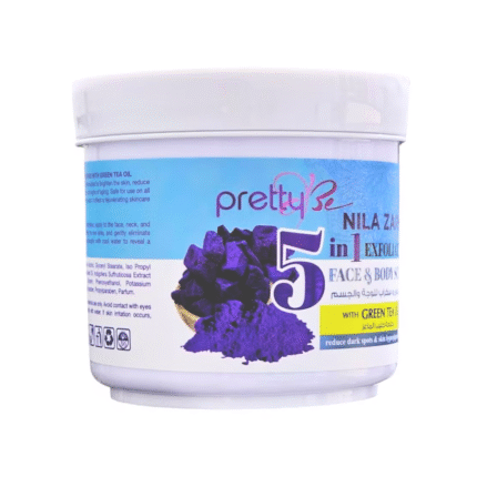 pretty-be-nila-zarka-face-and-body-cream-scrub-green-tea-oil-550ml