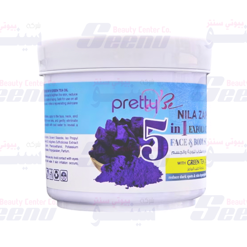 pretty-be-nila-zarka-face-and-body-cream-scrub-green-tea-oil-550ml