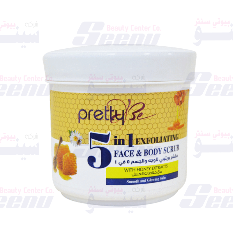 pretty-be-5in1-exfoliating-face-and-body-cream-scrub-honey-550ml