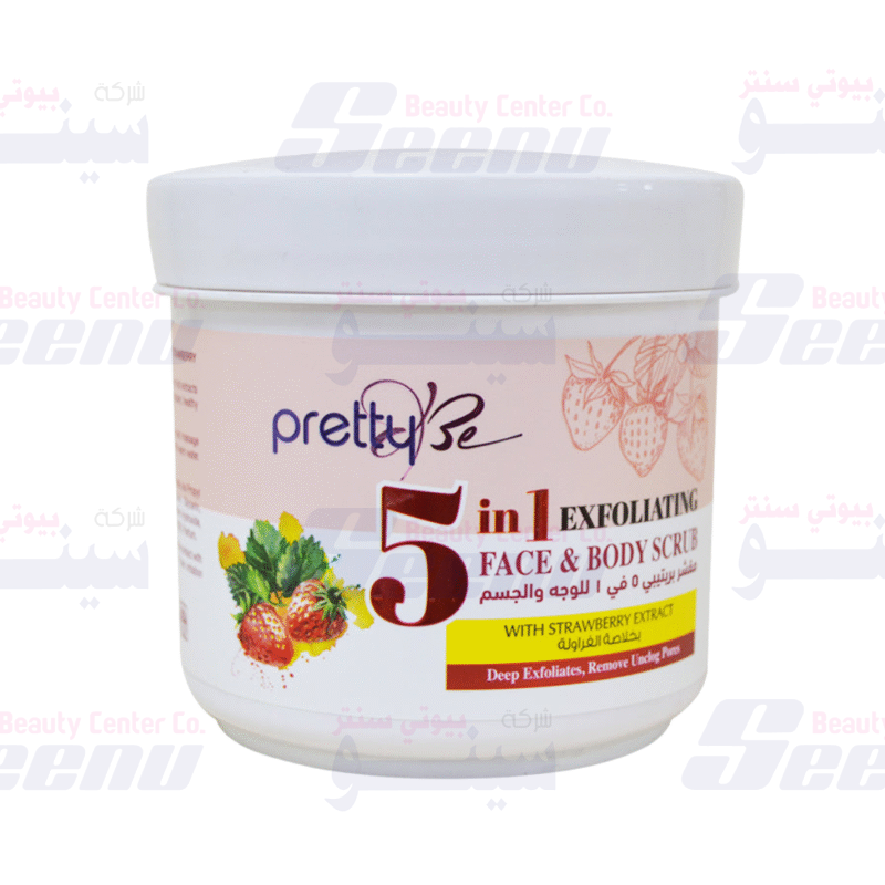 pretty-be-5-in-1-exfoliating-face-and-body-cream-scrub-strawberry-550ml