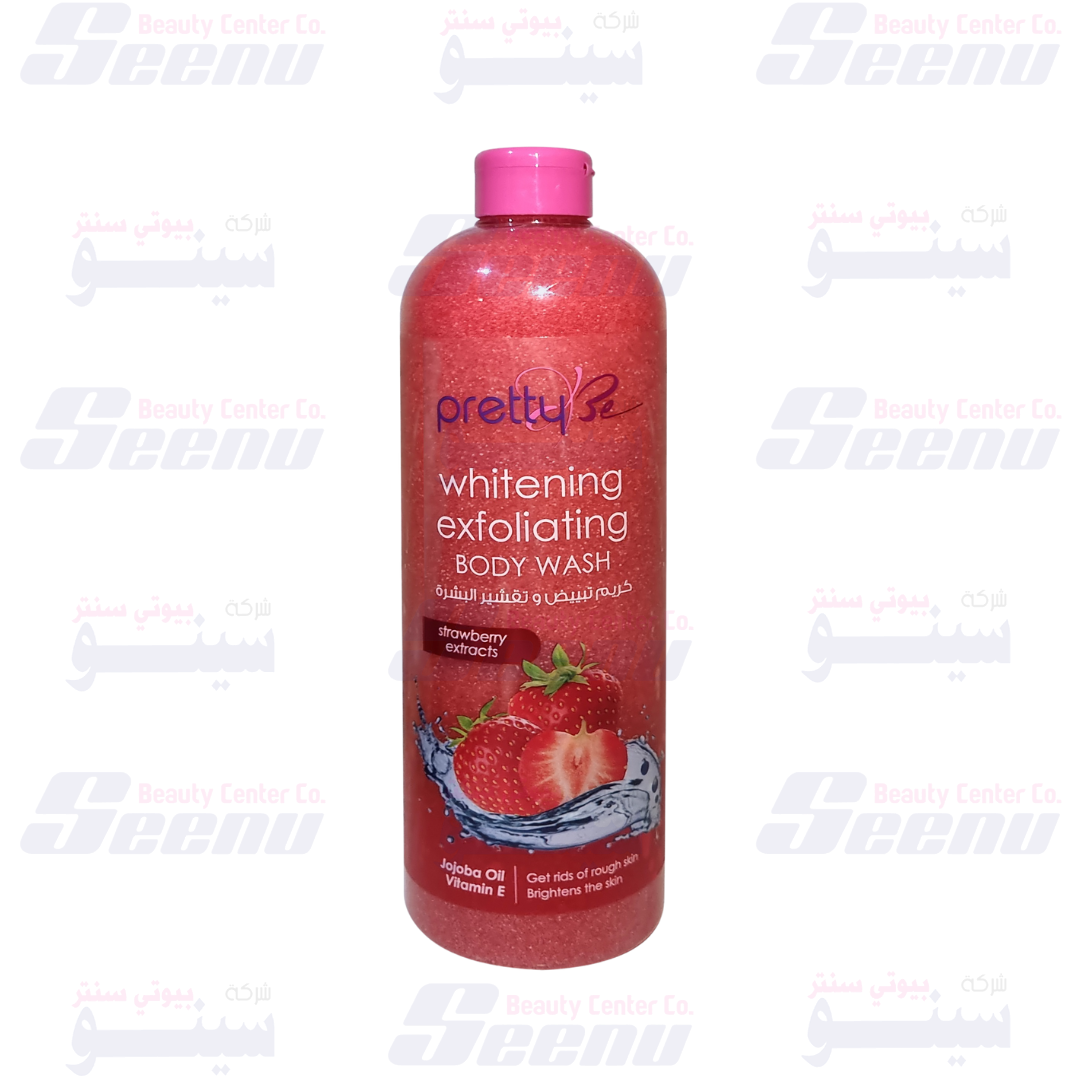 PrettyBe Whitening Exfoliating Body Wash Strawberry 1200ml pretty-be-brightening-exfoliating-body-wash-strawberry-1000ml