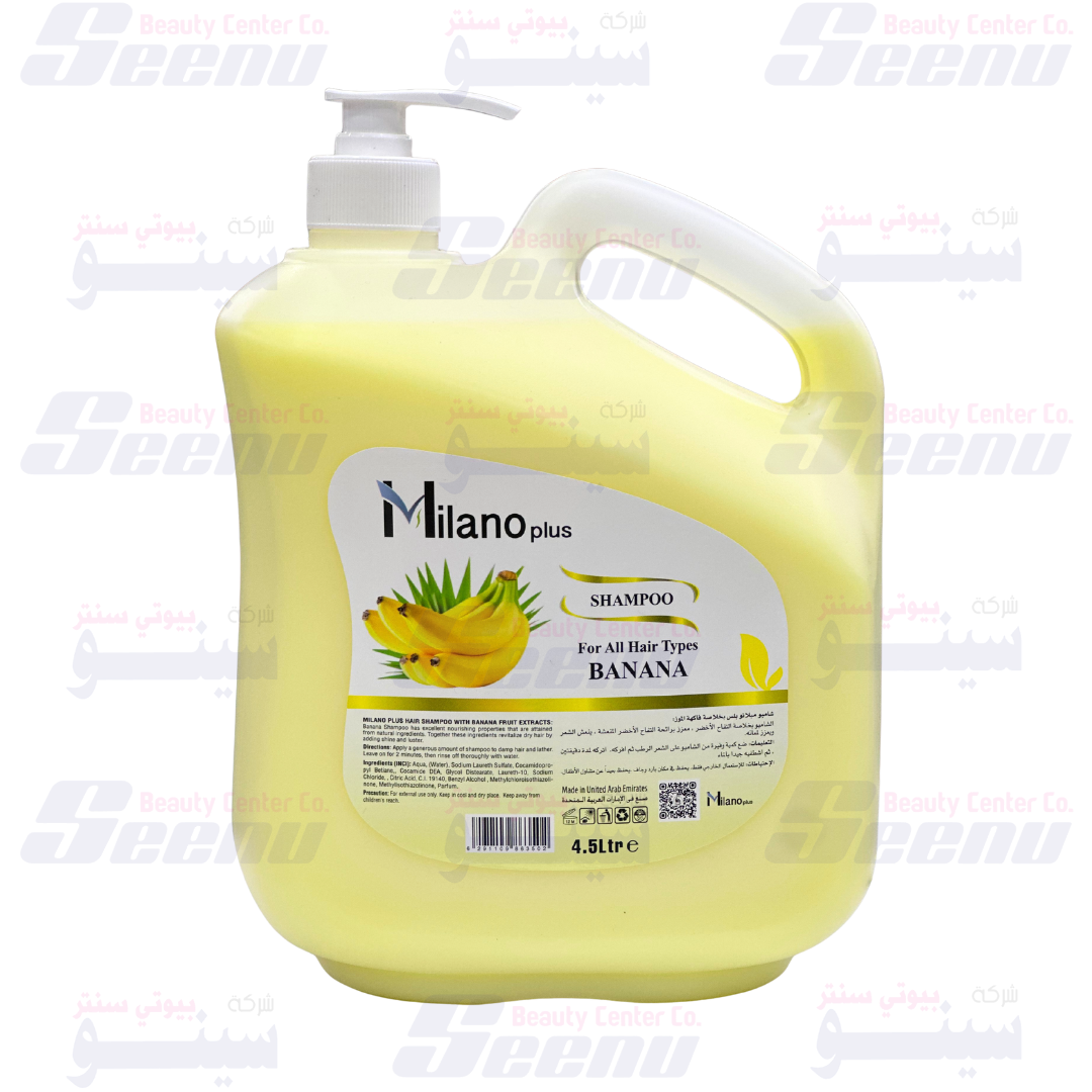 Milano Plus Hair Shampoo Banana 4.5ltr milano-plus-hair-shampoo