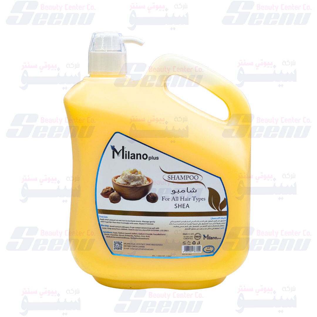 Milano Plus Hair Shampoo Shea 4.5ltr milano-plus-hair-shampoo