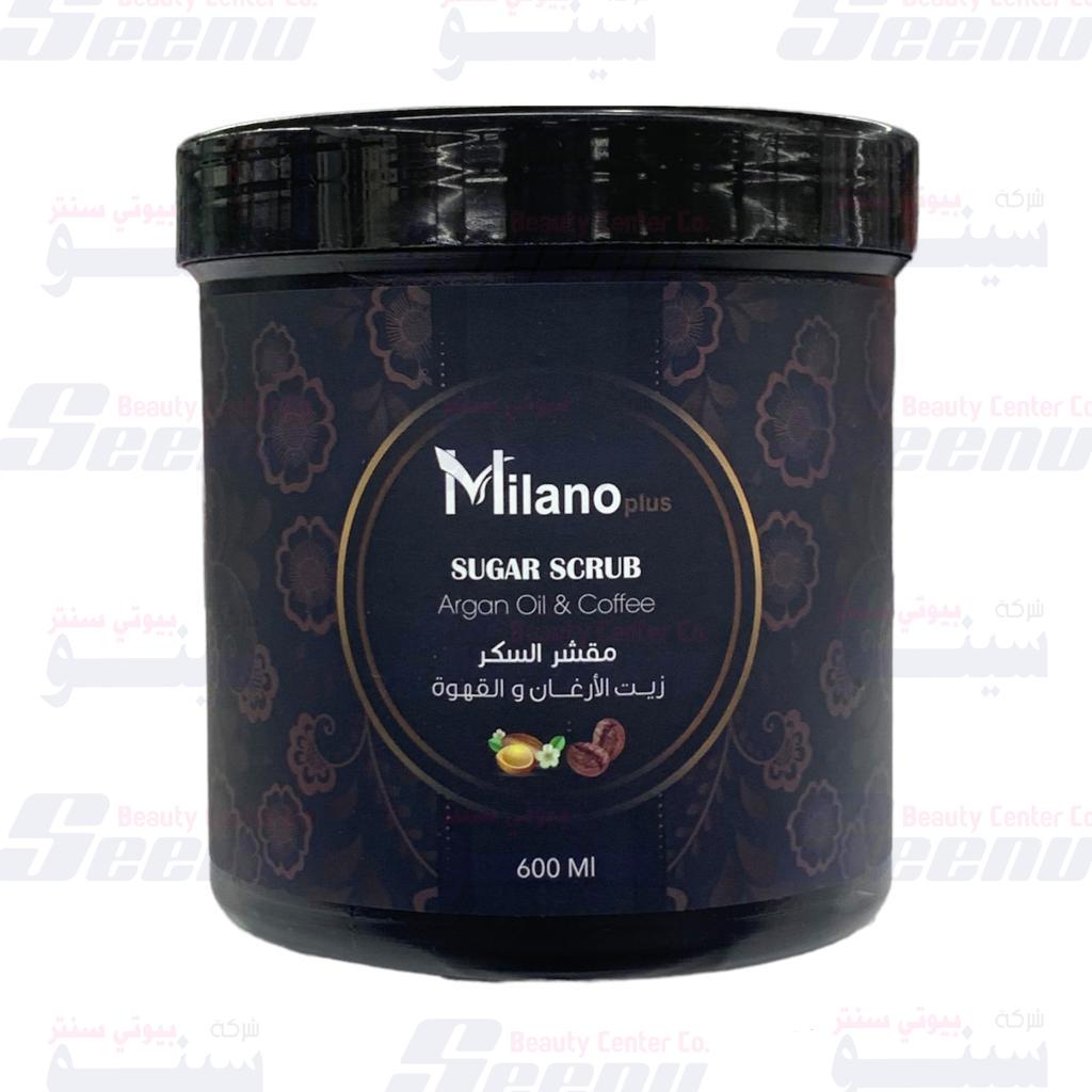 Milano Plus Sugar Scrub Agran Oil_Coffee 600ml milano-plus-sugar-scrub-argan-oil