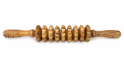 Wood Massage Roller 9 Wheels