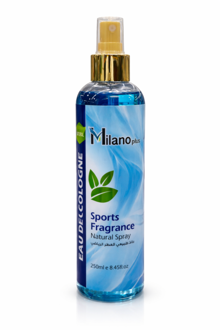 Milano Plus Sports Fragrance Eau De Cologne 250ml