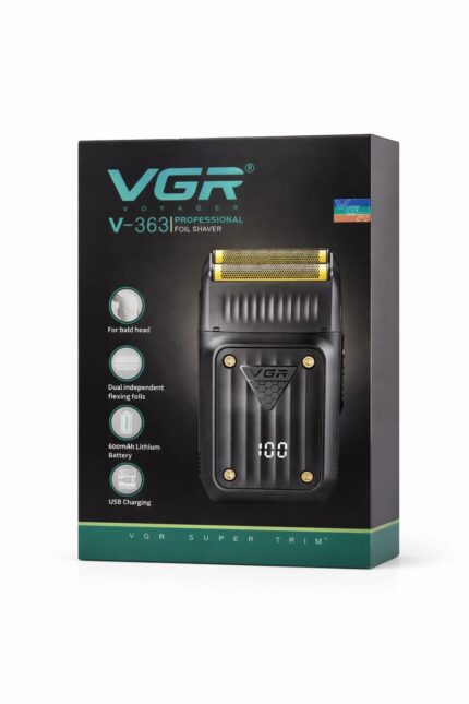 VGR Professional Double Foil Shaver V-363