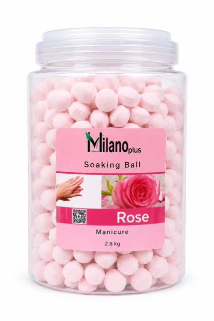 Milano Plus Soaking Balls Manicure Rose 2.8kg